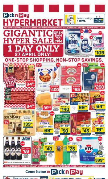 Pick n Pay catalogue  - 27/04/2026 - 27/04/2026.