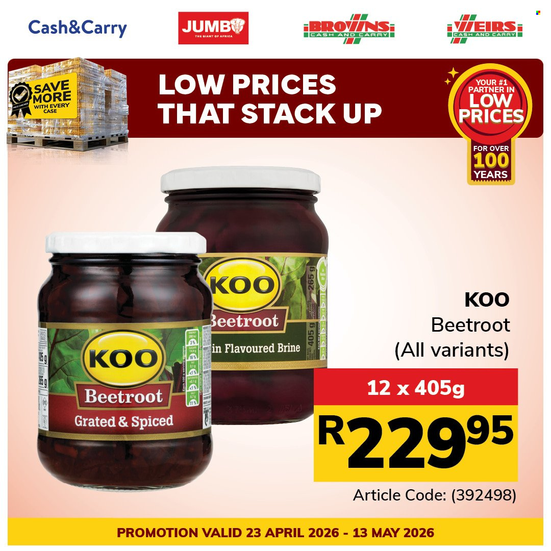 Jumbo Cash & Carry specials - 23/04/2026 - 13/05/2026. Page 17