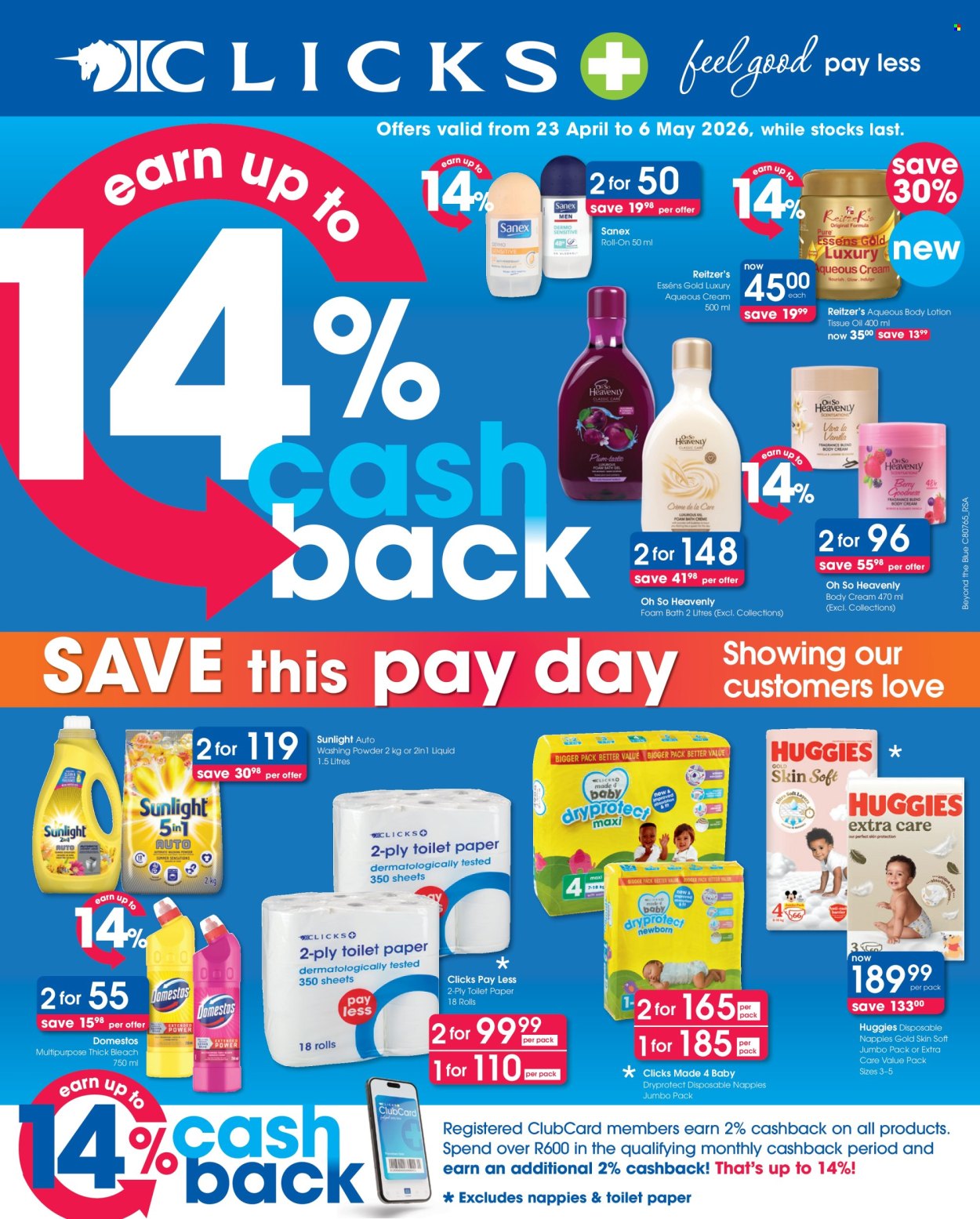 Clicks specials - 23/04/2026 - 06/05/2026. Page 1