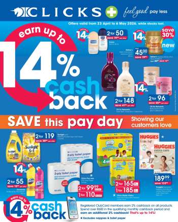 Clicks catalogue  - 23/04/2026 - 06/05/2026.