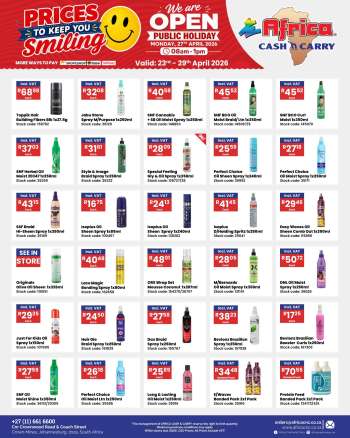 Africa Cash & Carry catalogue  - 23/04/2026 - 29/04/2026.