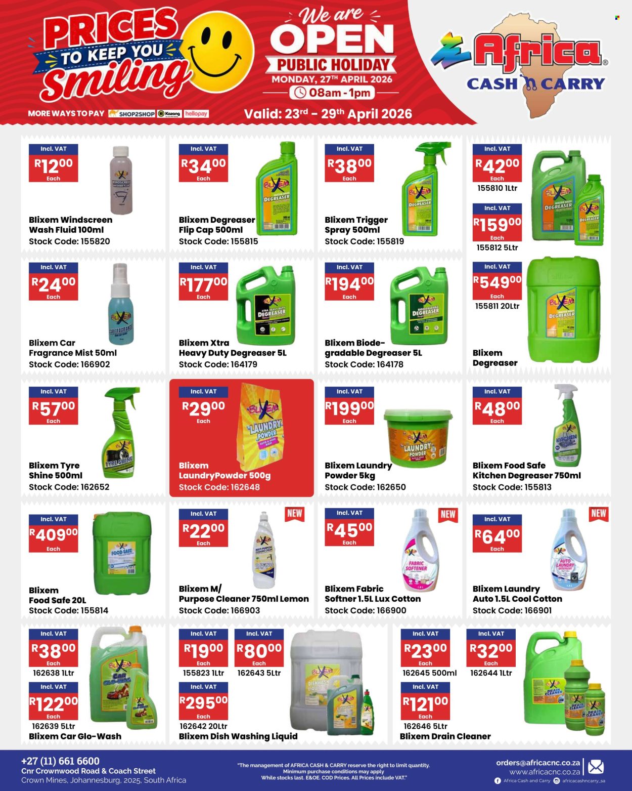 Africa Cash & Carry specials - 23/04/2026 - 29/04/2026. Page 50