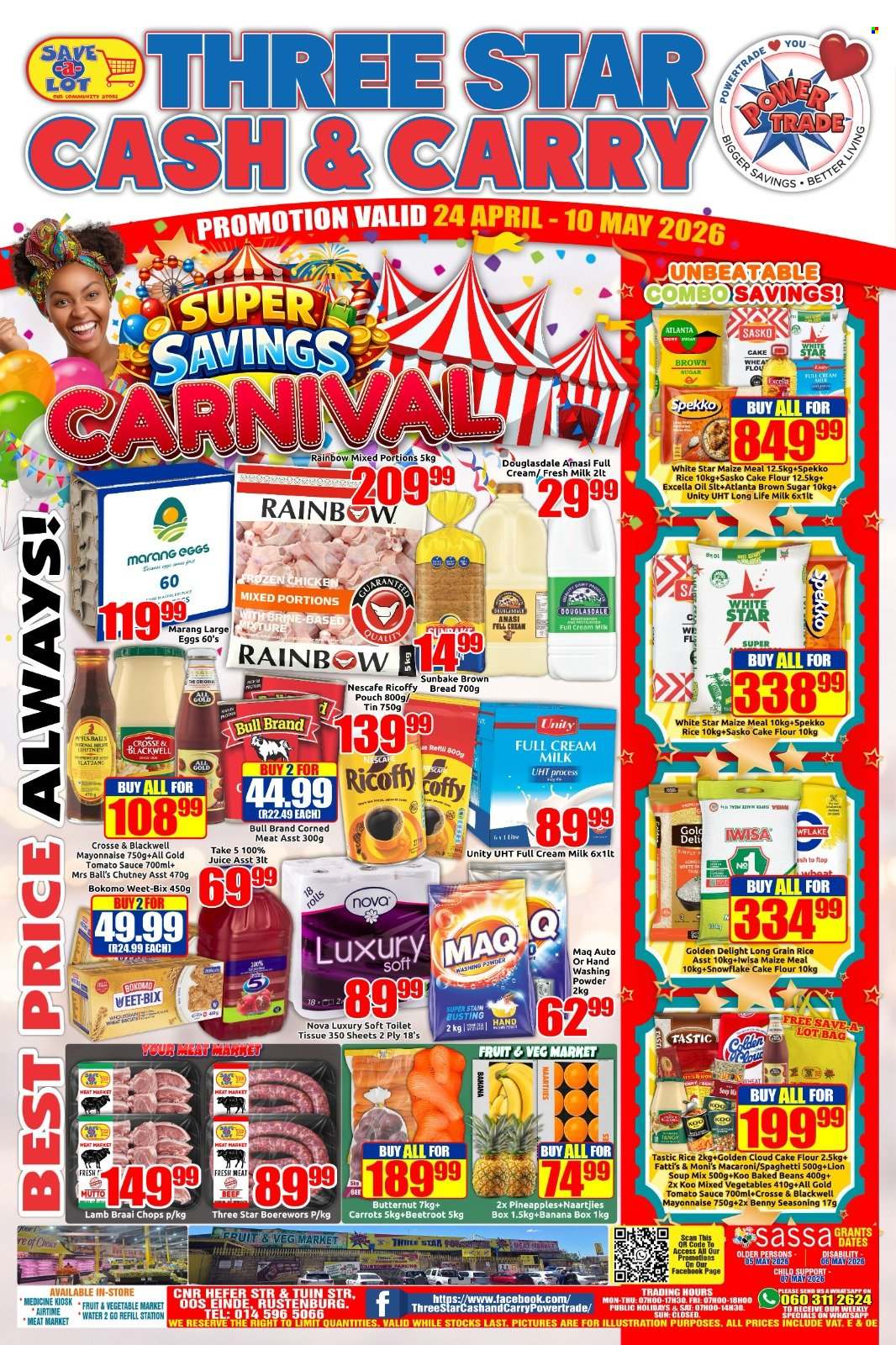 Three Star Cash and Carry specials - 24/04/2026 - 10/05/2026. Page 1