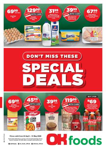 OK Foods catalogue  - 24/04/2026 - 10/05/2026.