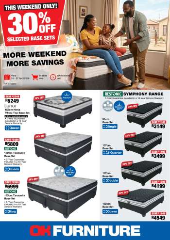 OK Furniture catalogue  - 24/04/2026 - 27/04/2026.