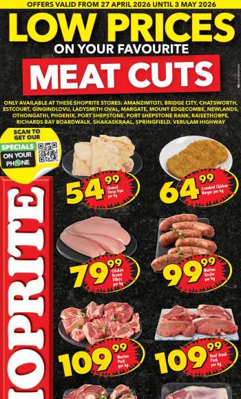 Shoprite catalogue  - 27/04/2026 - 03/05/2026.