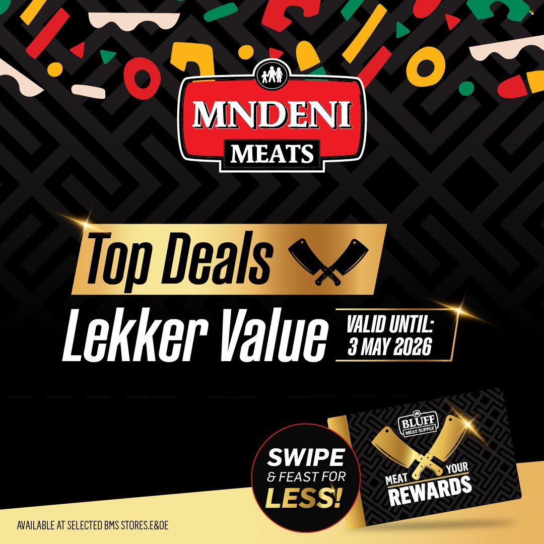 Mndeni Meats specials - 27/04/2026 - 03/05/2026. Page 1