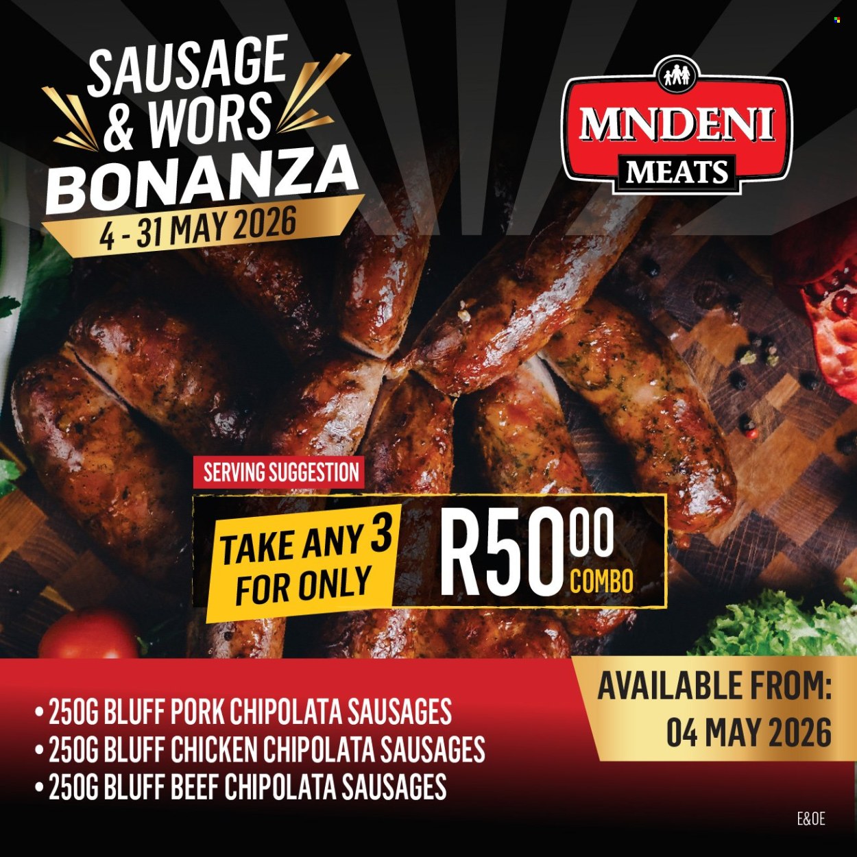 Mndeni Meats specials - 04/05/2026 - 31/05/2026. Page 1