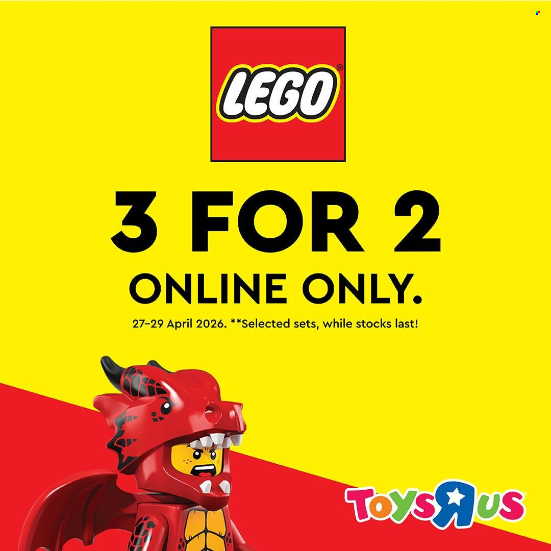 Toys R Us specials - 27/04/2026 - 29/04/2026. Page 1