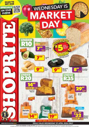 Shoprite catalogue  - 29/04/2026 - 29/04/2026.