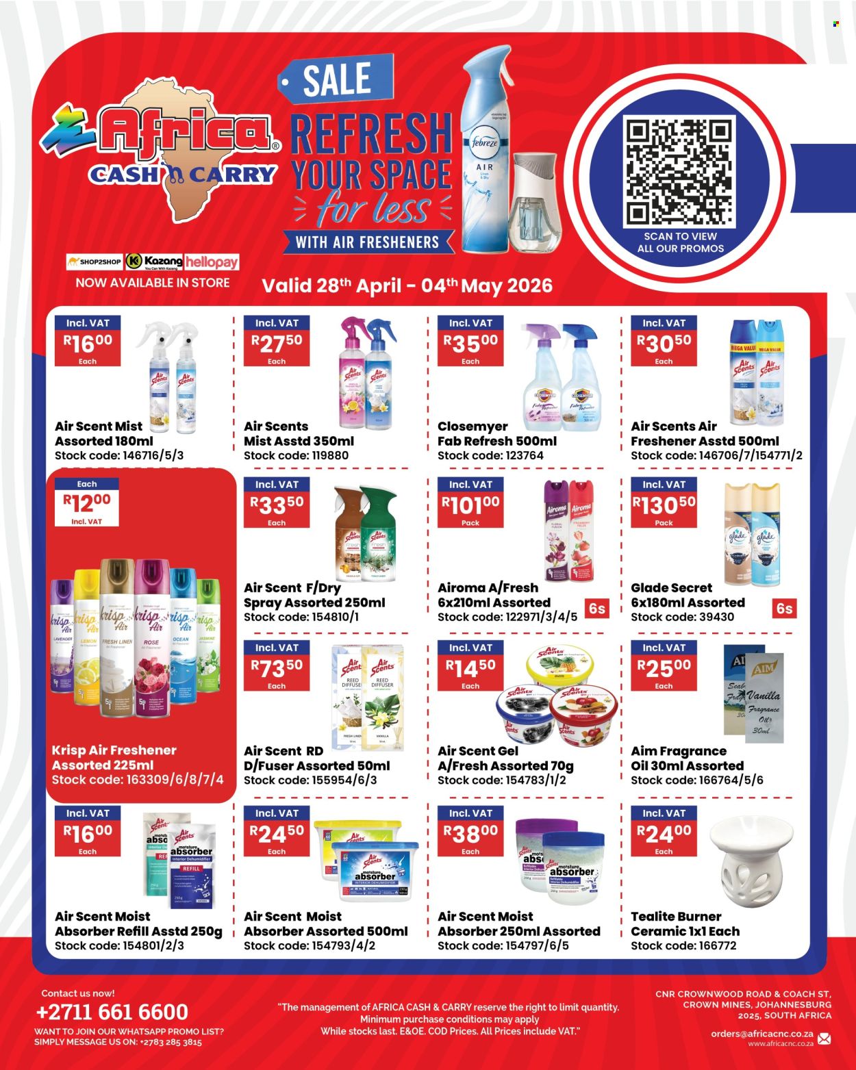 Africa Cash & Carry specials - 28/04/2026 - 04/05/2026. Page 1