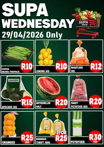 Supa Store catalogue  - 29/04/2026 - 29/04/2026.