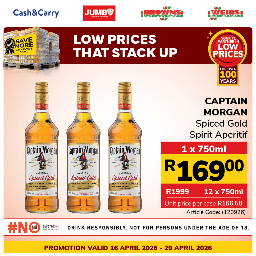 Jumbo Cash & Carry specials - 16/04/2026 - 29/04/2026. Page 1