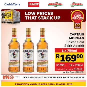 Jumbo Cash & Carry catalogue  - 16/04/2026 - 29/04/2026.