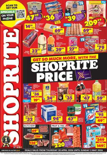 Shoprite catalogue  - 30/04/2026 - 03/05/2026.