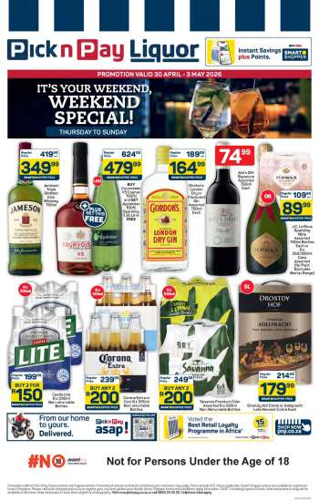 Pick n Pay catalogue  - 30/04/2026 - 03/05/2026.