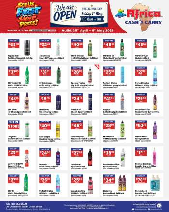 Africa Cash & Carry catalogue  - 30/04/2026 - 06/05/2026.