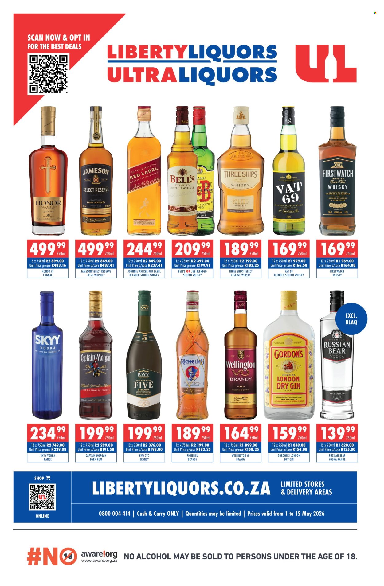 Liberty Liquors specials - 01/05/2026 - 15/05/2026. Page 1