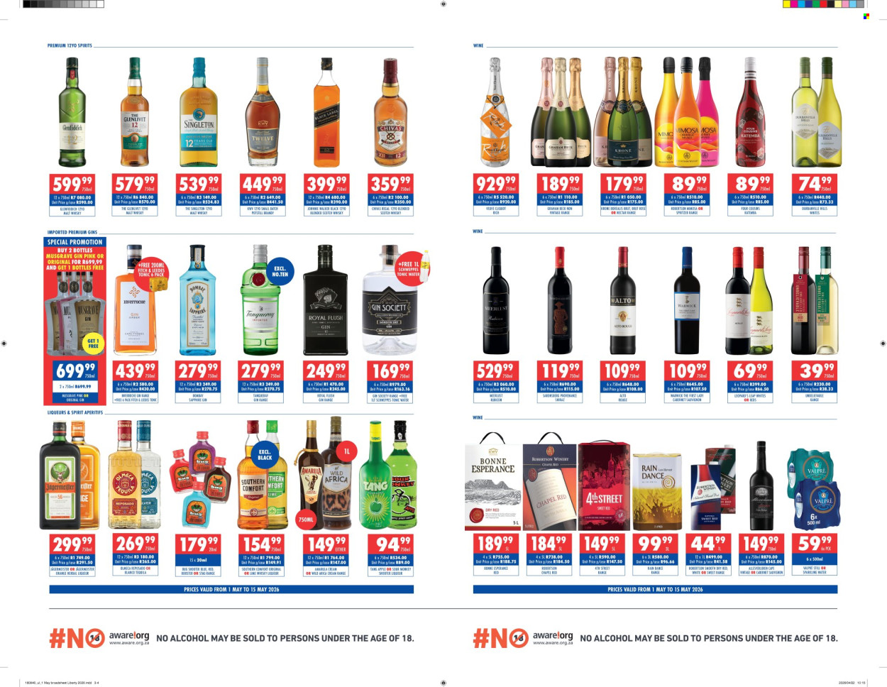 Liberty Liquors specials - 01/05/2026 - 15/05/2026. Page 2