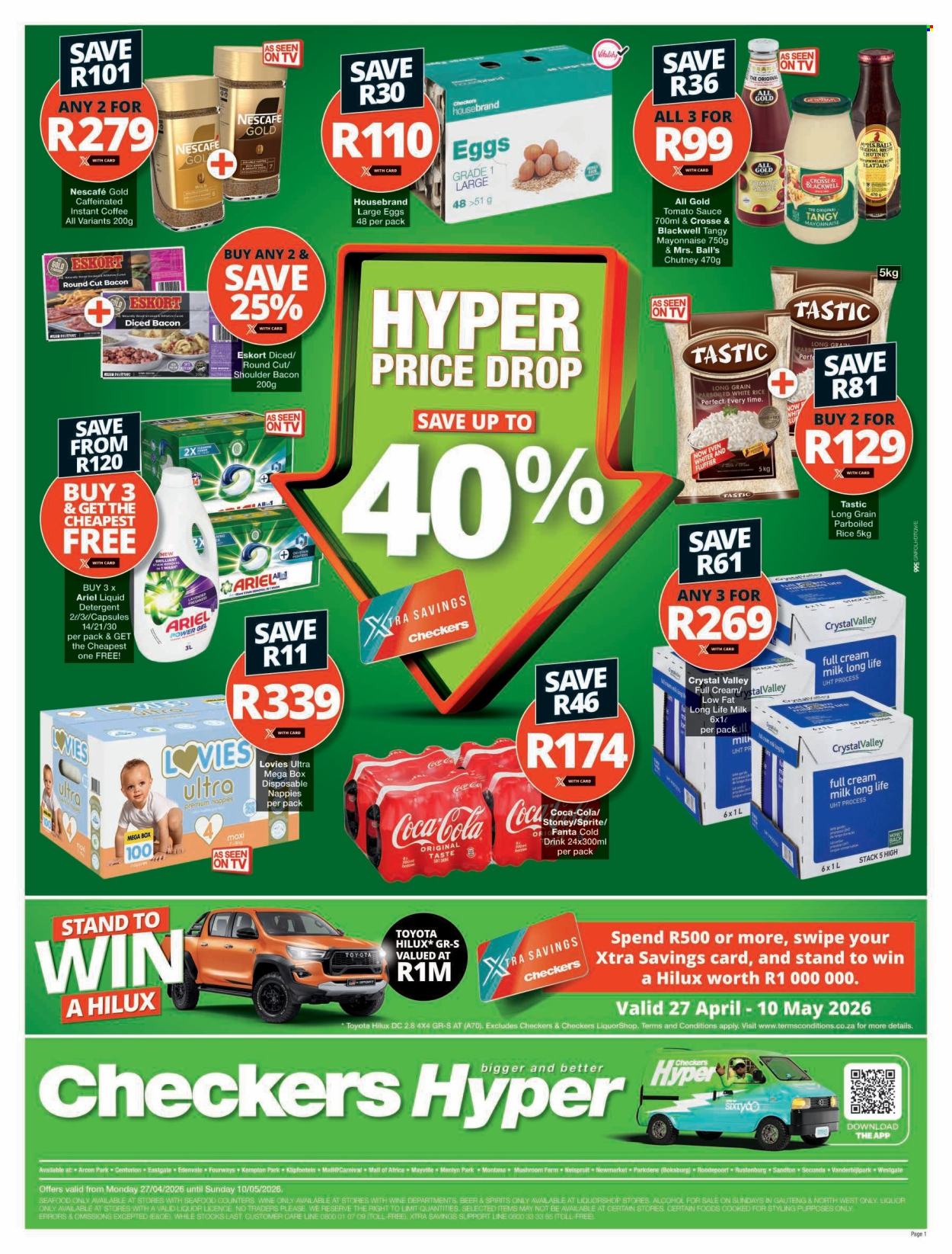 Checkers specials - 27/04/2026 - 10/05/2026. Page 1