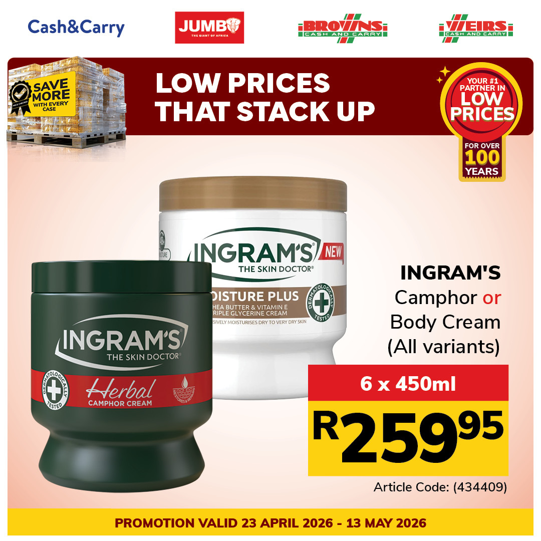 Jumbo Cash & Carry specials - 23/04/2026 - 13/05/2026. Page 1