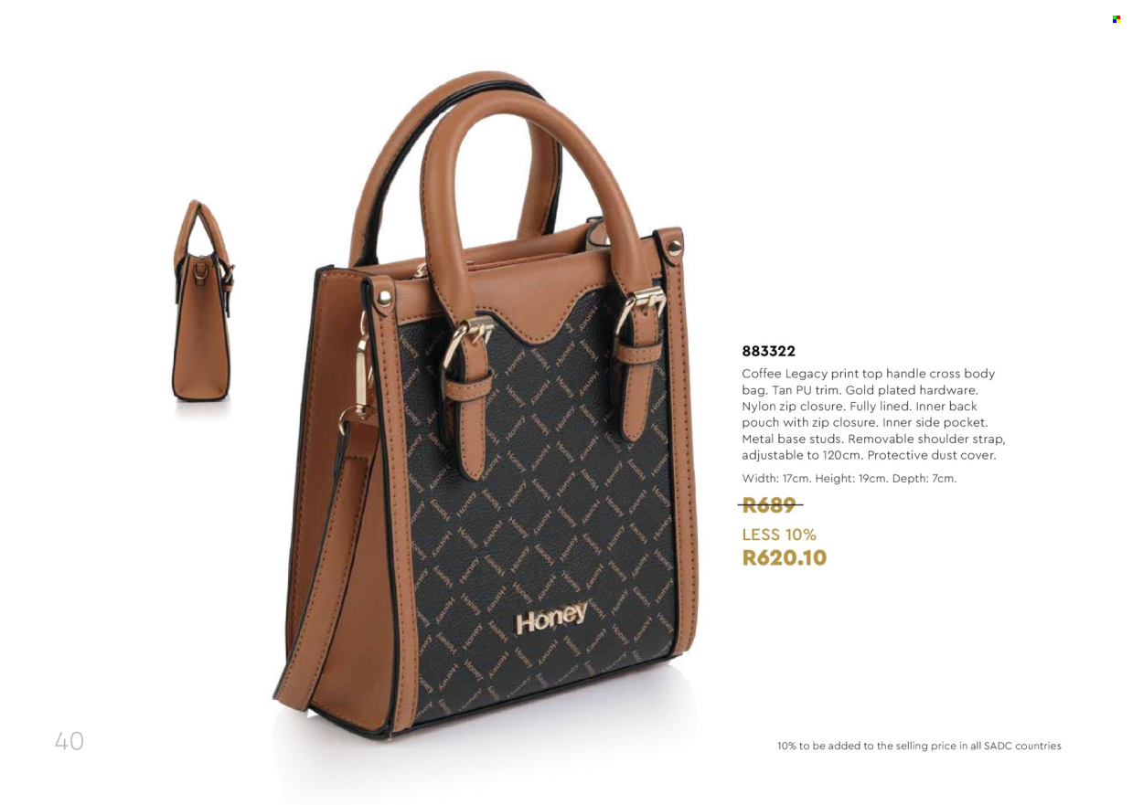 Honey specials. Page 40