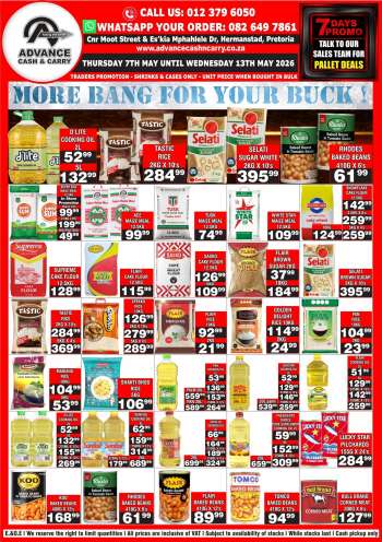 Advance Cash & Carry catalogue  - 07/05/2026 - 13/05/2026.