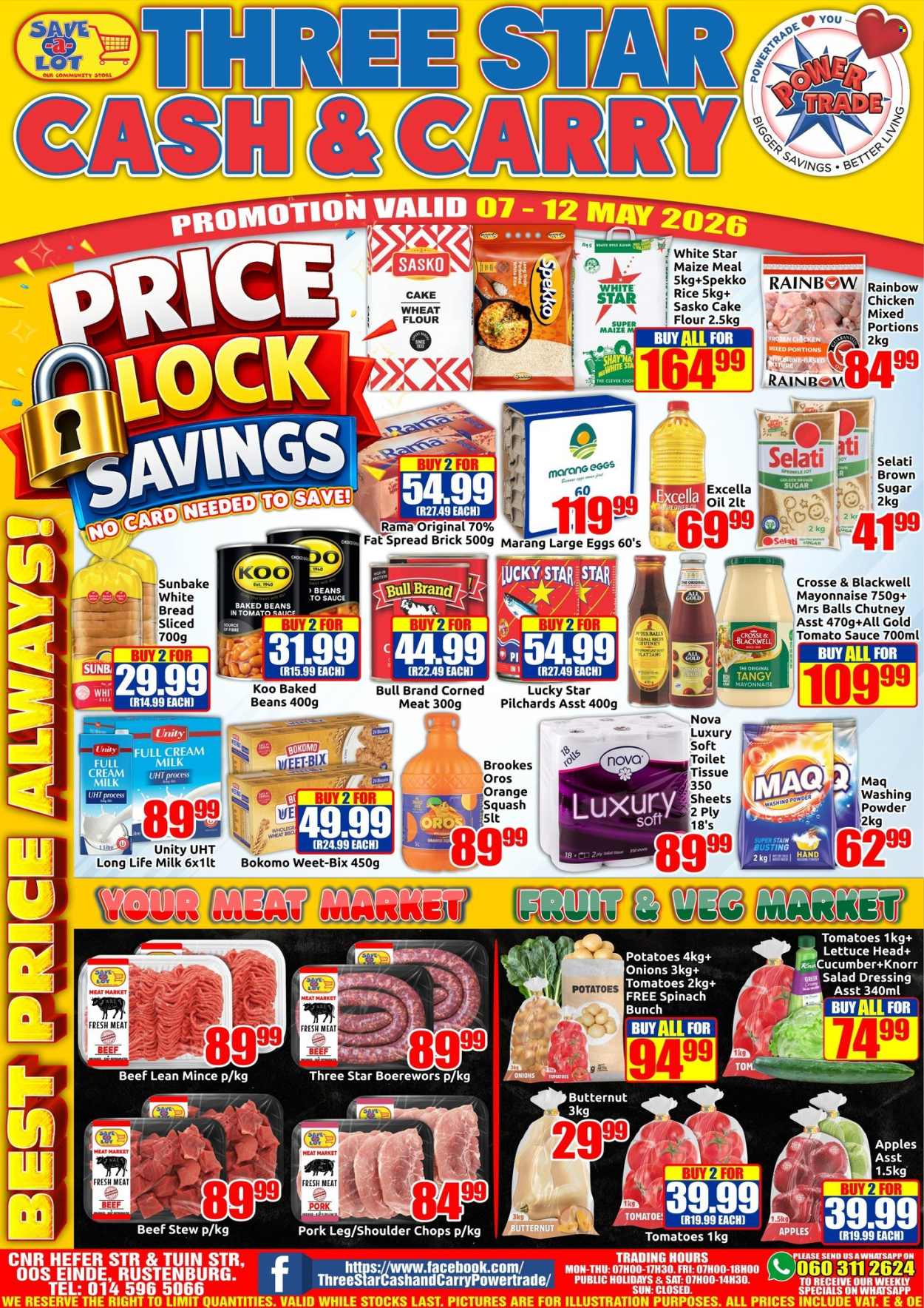 Three Star Cash and Carry specials - 07/05/2026 - 12/05/2026. Page 1