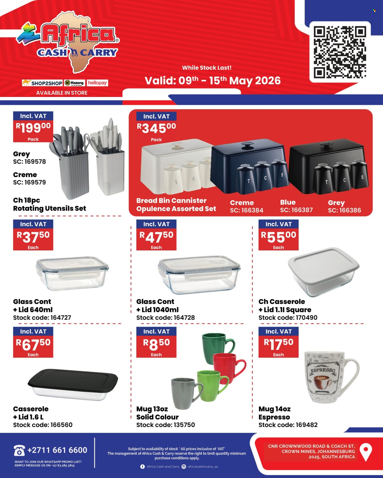 Africa Cash & Carry specials - 09/05/2026 - 15/05/2026. Page 1