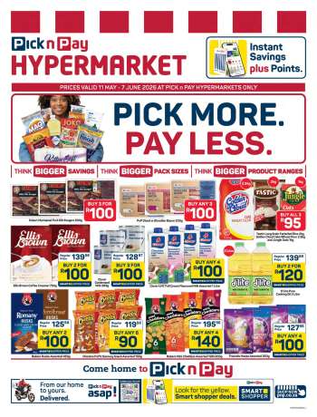 Pick n Pay Hypermarket catalogue  - 11/05/2026 - 07/06/2026.