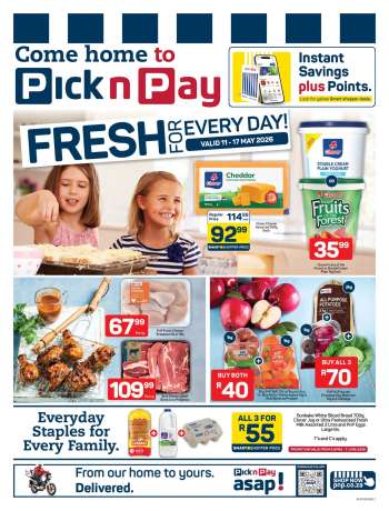 Pick n Pay catalogue  - 11/05/2026 - 17/05/2026.