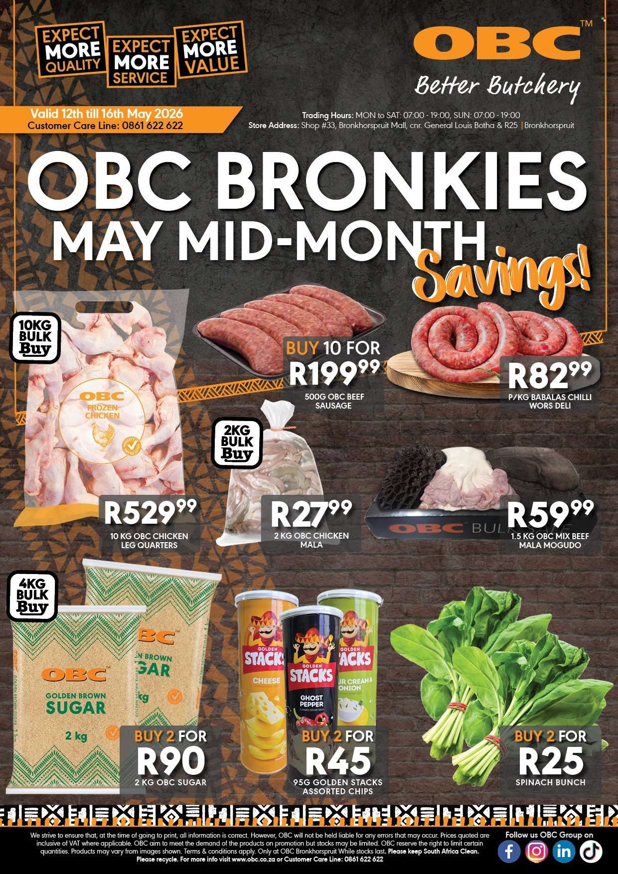 OBC specials - 12/05/2026 - 16/05/2026. Page 1