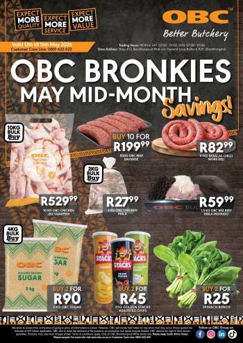 OBC catalogue  - 12/05/2026 - 16/05/2026.