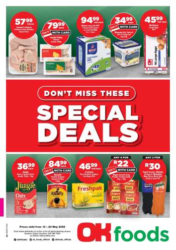 OK Foods catalogue  - 13/05/2026 - 24/05/2026.