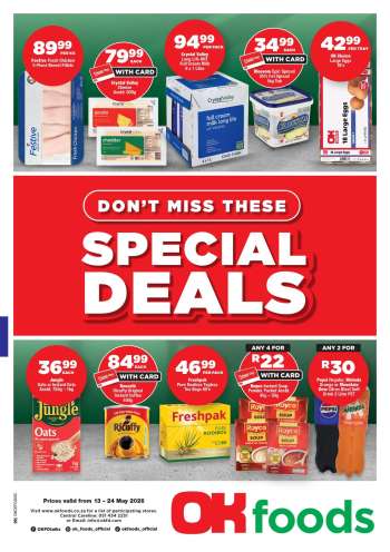 OK Foods catalogue  - 13/05/2026 - 24/05/2026.
