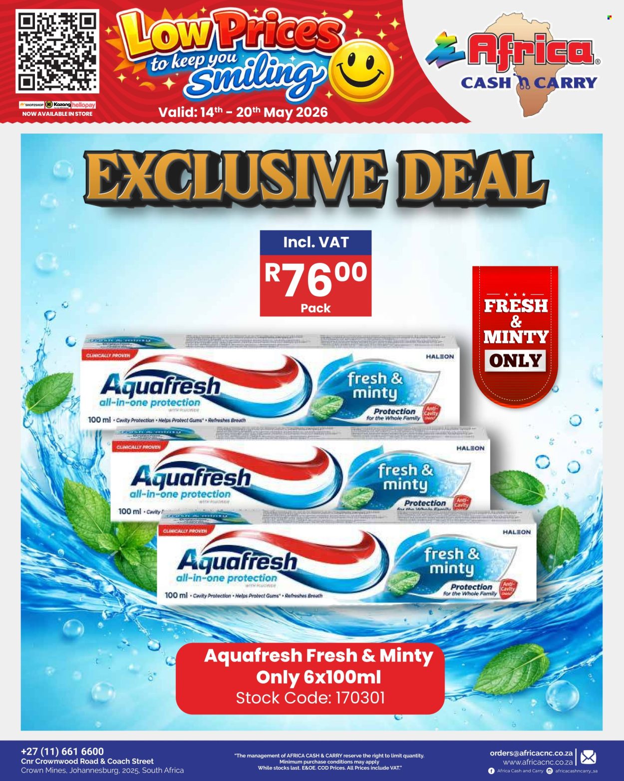 Africa Cash & Carry specials - 14/05/2026 - 20/05/2026. Page 48