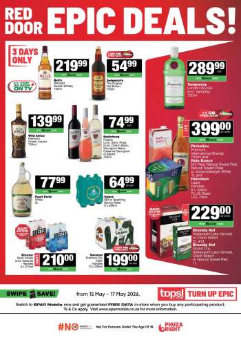 TOPS at SPAR catalogue  - 15/05/2026 - 17/05/2026.