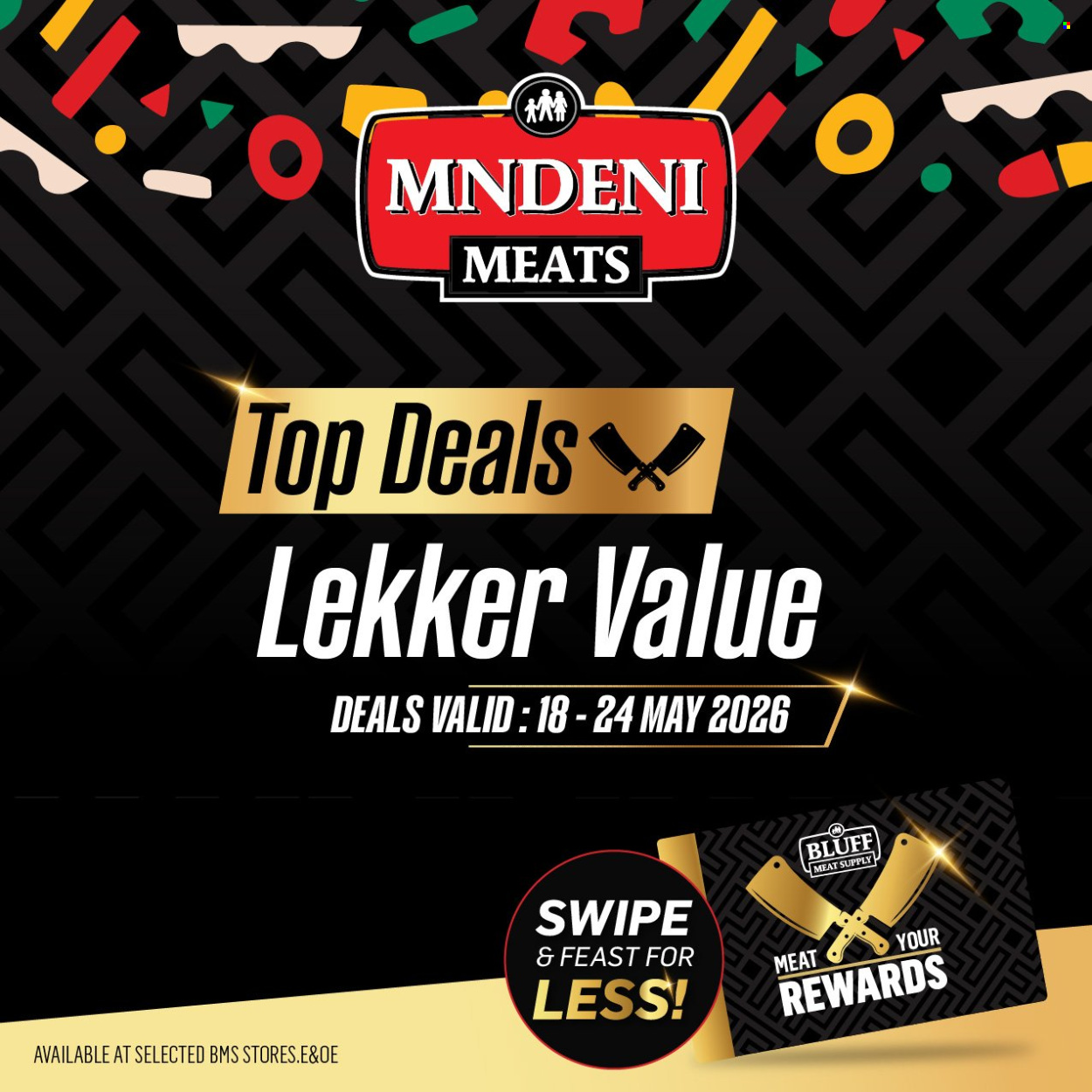 Mndeni Meats specials - 18/05/2026 - 24/05/2026. Page 1