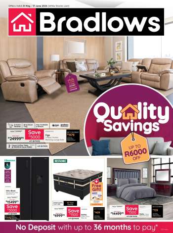 Bradlows catalogue  - 21/05/2026 - 17/06/2026.