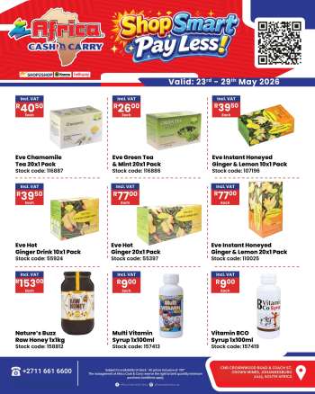 Africa Cash & Carry catalogue  - 23/05/2026 - 29/05/2026.