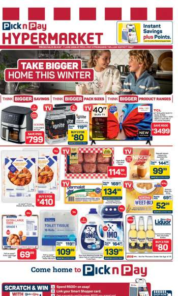 Pick n Pay Hypermarket catalogue  - 25/05/2026 - 07/06/2026.
