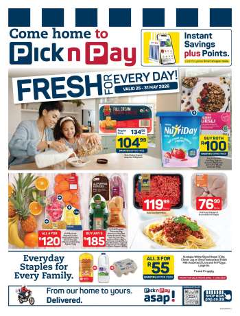 Pick n Pay catalogue  - 25/05/2026 - 31/05/2026.