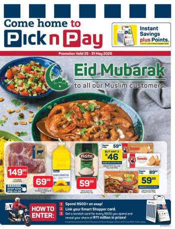Pick n Pay catalogue  - 25/05/2026 - 31/05/2026.