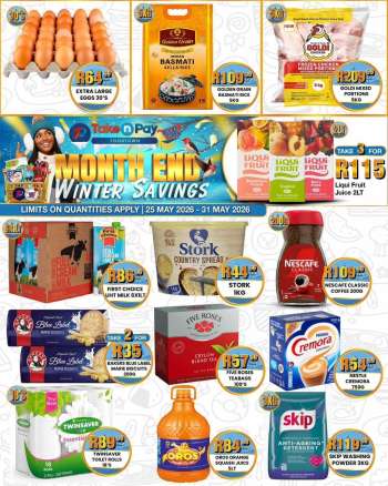 Take n Pay catalogue  - 25/05/2026 - 31/05/2026.
