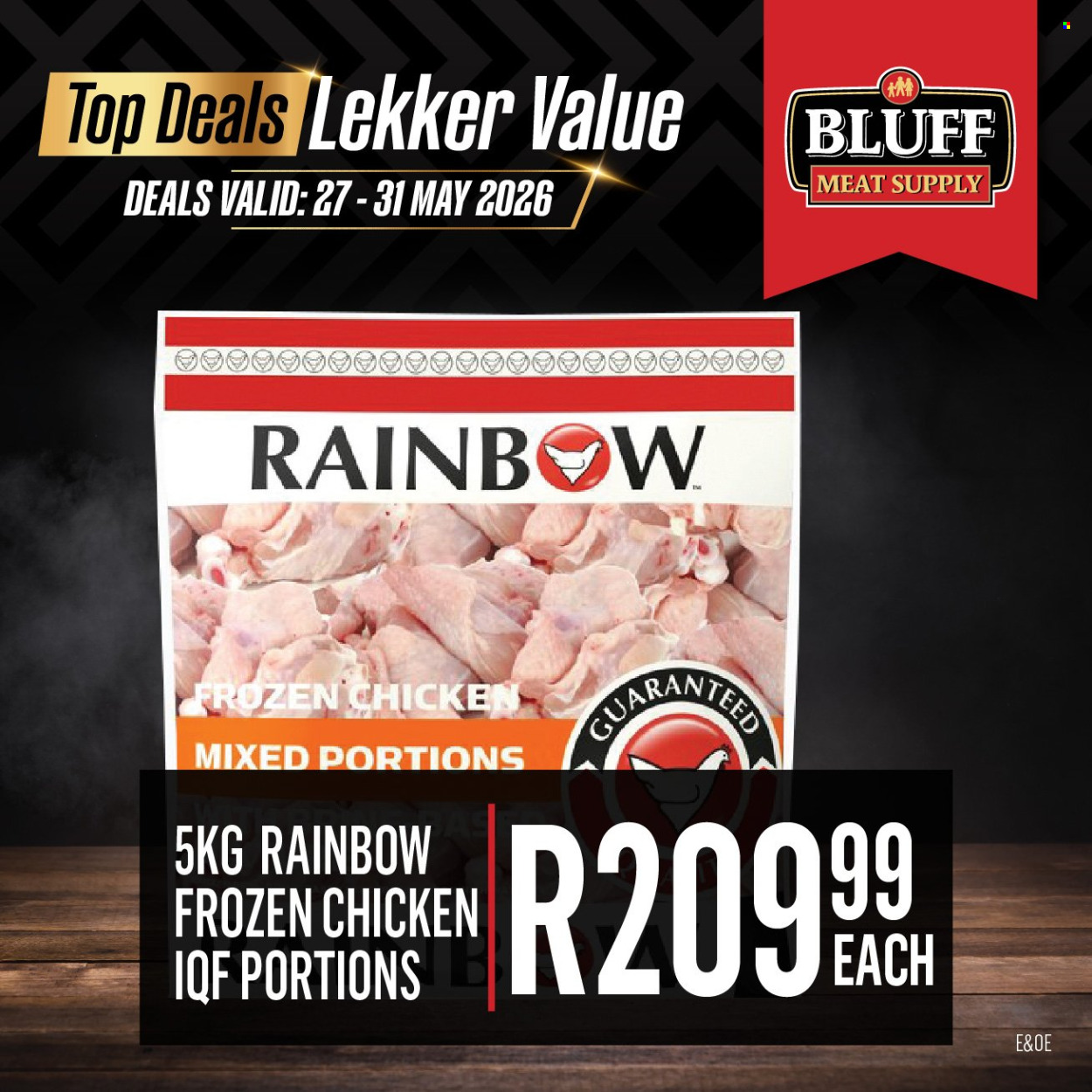 Bluff Meat Supply specials - 27/05/2026 - 31/05/2026. Page 1