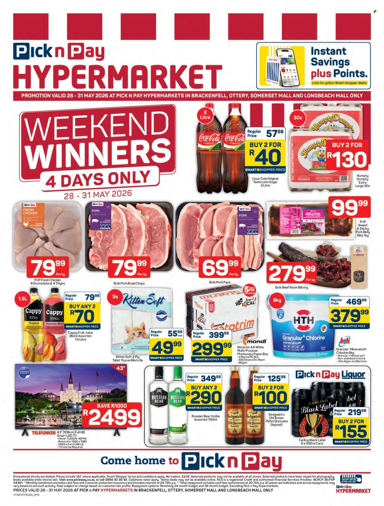 Pick n Pay specials - 28/05/2026 - 31/05/2026. Page 1