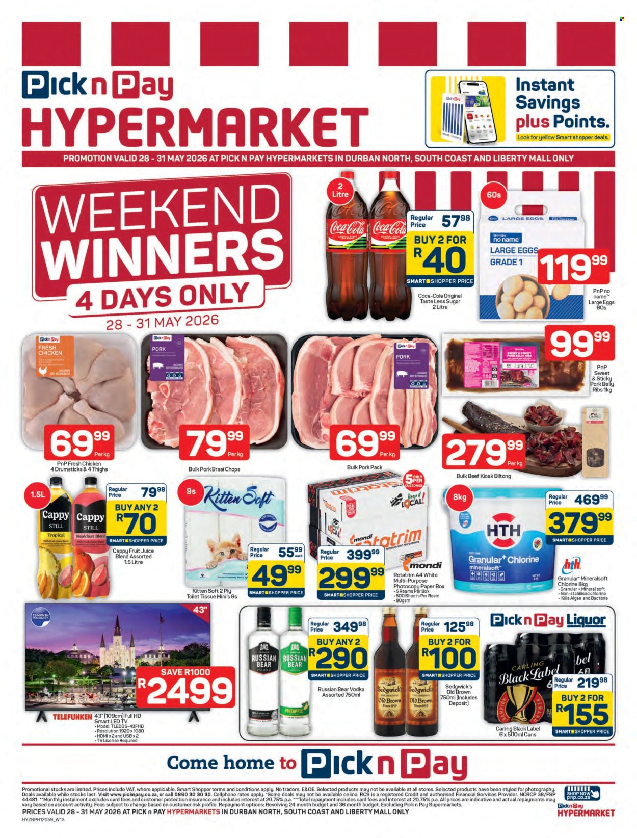 Pick n Pay specials - 28/05/2026 - 31/05/2026. Page 1