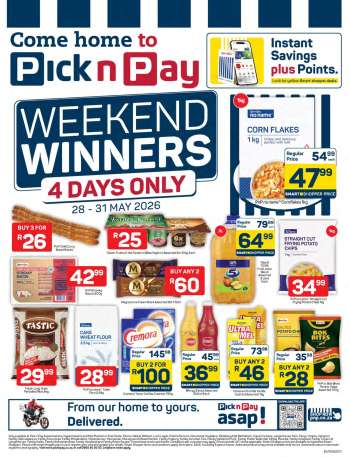 Pick n Pay catalogue  - 28/05/2026 - 31/05/2026.