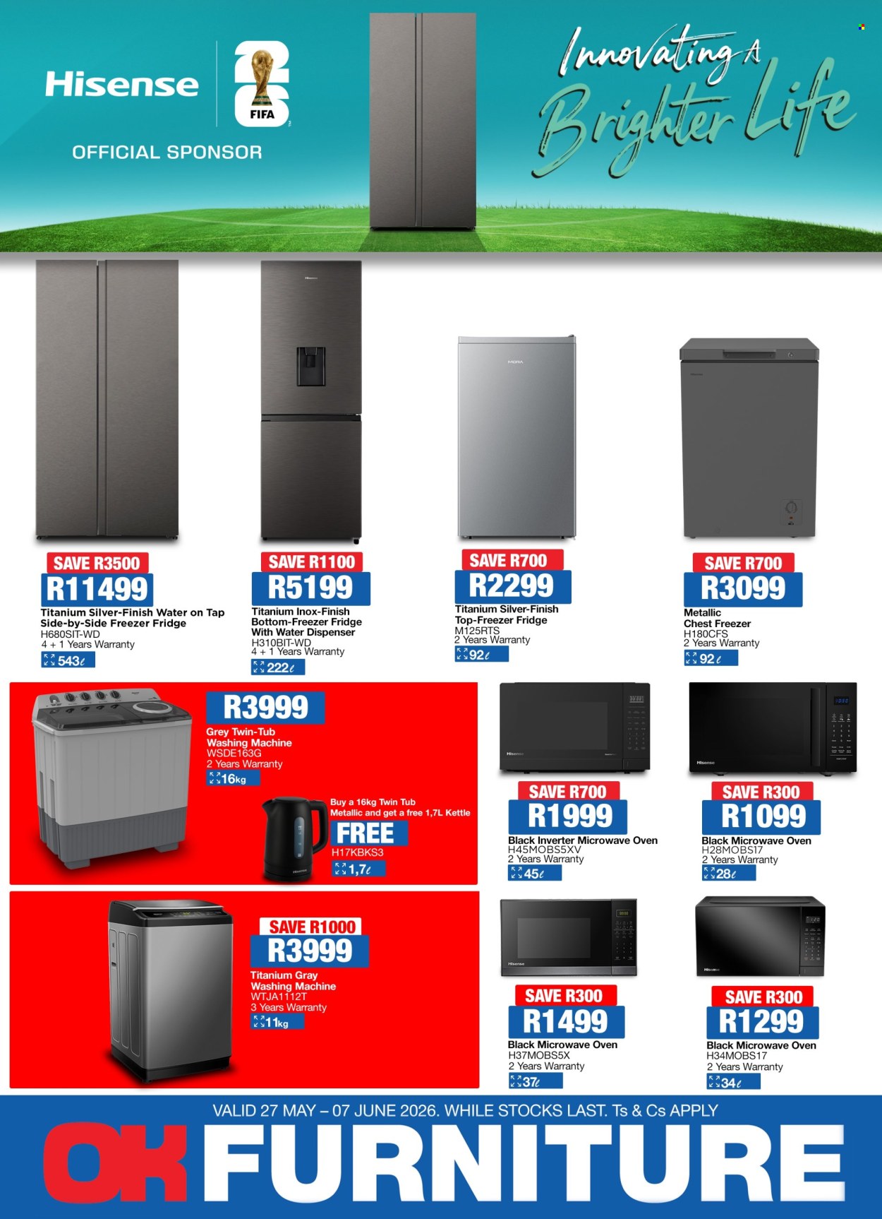 OK Furniture specials - 27/05/2026 - 07/06/2026. Page 1