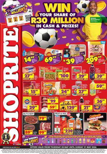 Shoprite catalogue  - 28/05/2026 - 31/05/2026.